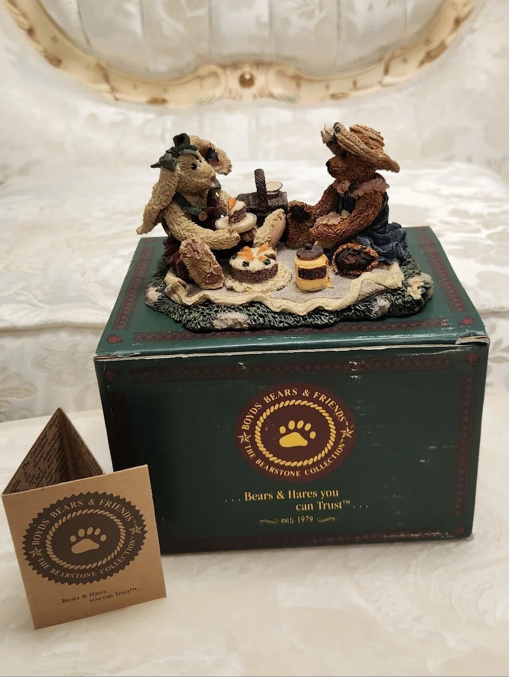 Boyd Bears Bailey & Emily... Forever Friends Figurine In Box